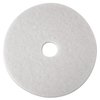 3M Low-Speed Super Polishing Floor Pads 4100, 27" Diameter, White, PK5 4100